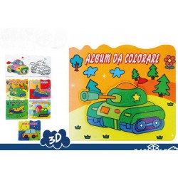 ALBUM DA COLORARE 21x18 3 D...