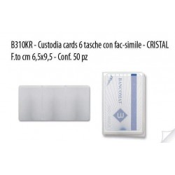 P/CARDS 6 TASCHE...