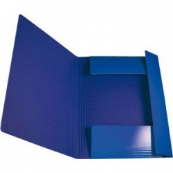 CARTELLE CON ELASTICO BLU...