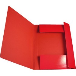 CARTELLE CON ELASTICO ROSSE...