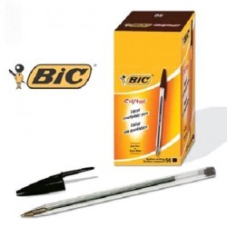 PENNE BIC CRISTALL NERO (50...