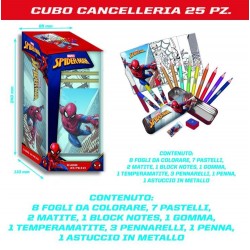 CUBO CANCELLERIA SPIDERMAN...