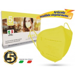MASCHERINA FFP2 GIALLA (5 Pz)