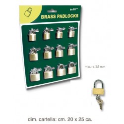 CARTELLA LUCCHETTI 32 mm (12 Pz)