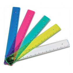 RIGHELLO TRASPARENTE 16 cm (100 Pz)