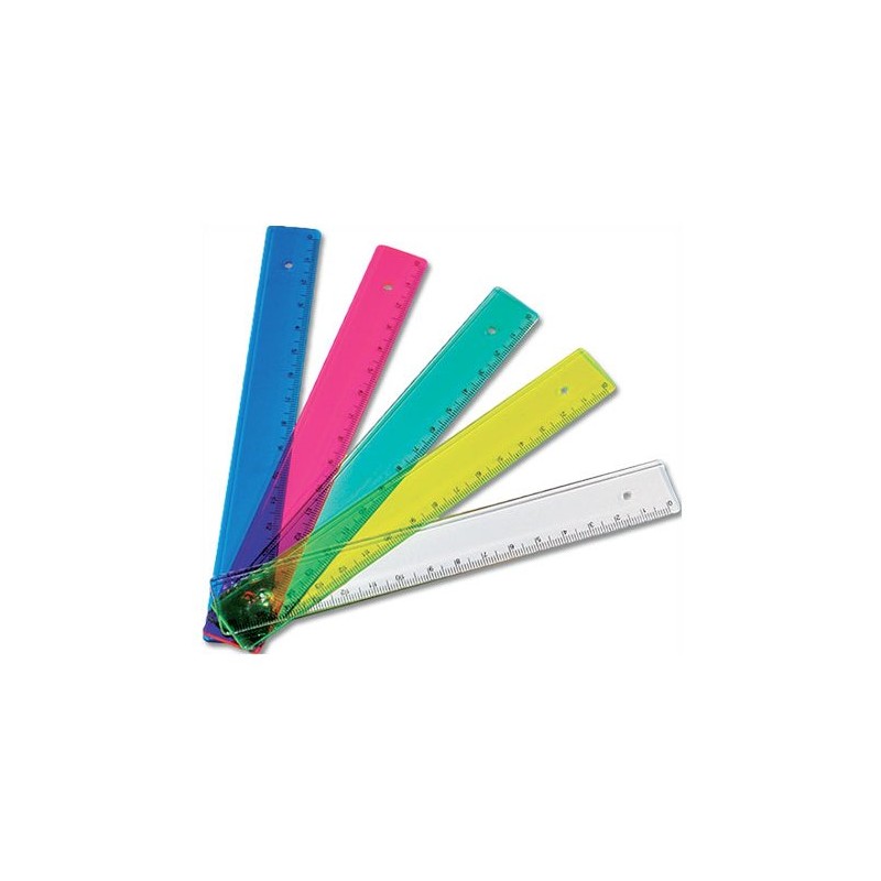 RIGHELLO TRASPARENTE 16 cm (100 Pz)