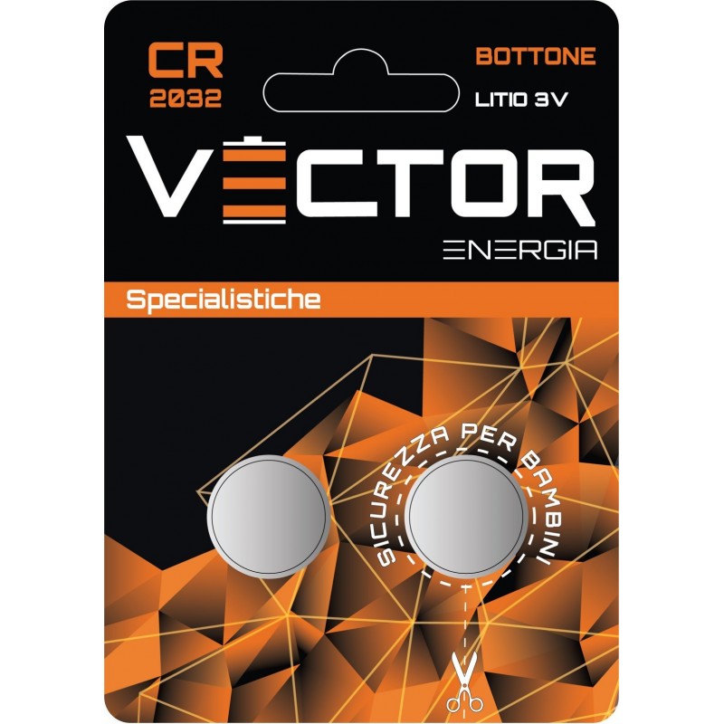 BATTERIE VECTOR CR2032 LITIO (2x12 pz)