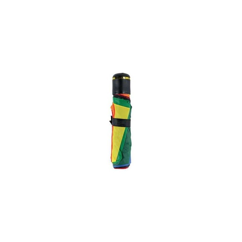 OMBRELLO NYLON MINI  ARCOBALENO FOD. PVC