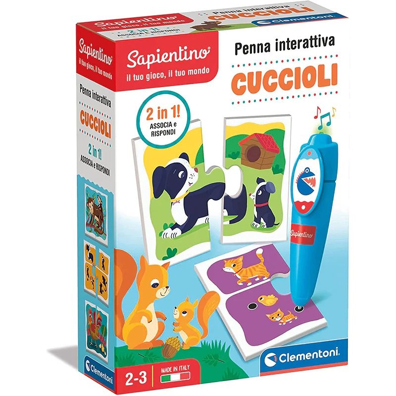 CLEMENTONI PENNA INTERATTIVA - CUCCIOLI -