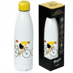 BOTTIGLIA TERMICA IN ACCIAIO 500 Ml - BICICLETTA -