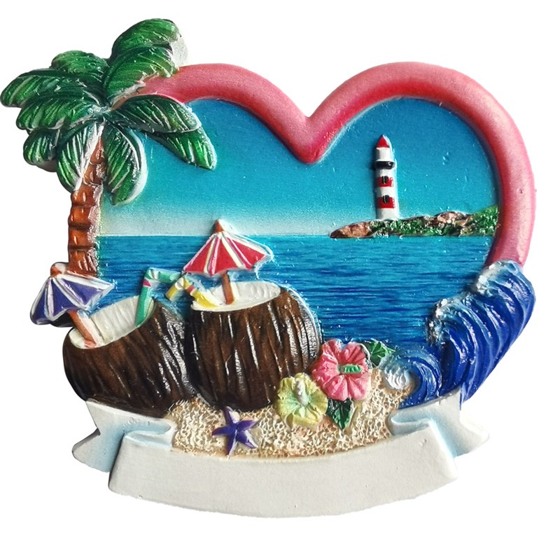 MAGNETE 3D - CUORE E COCKTAIL -