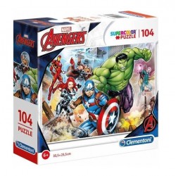PUZZLE 104 Pz SQUARE BOX AVENGERS