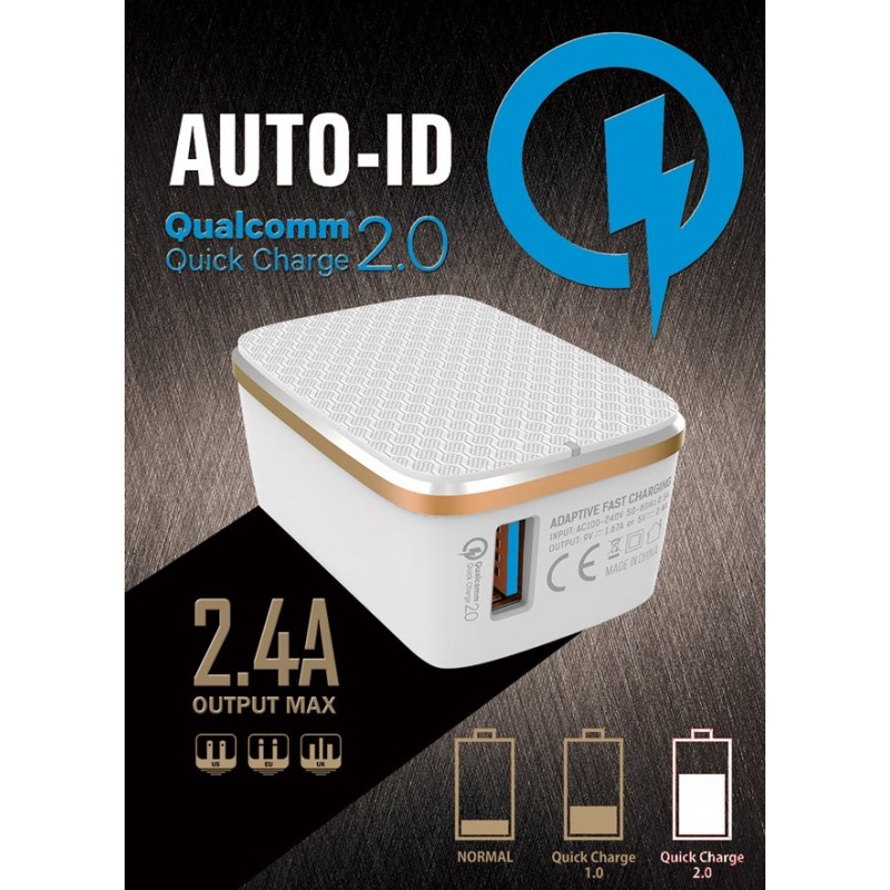 NEWTOP WALL CHARGER 2.4 FAST 1 USB