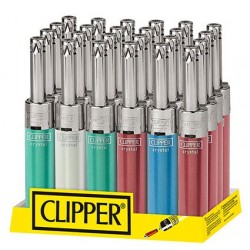 ACCENDIGAS CLIPPER MINITUBE CRYSTAL (24 Pz)