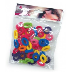 ELASTICI MINI BUSTA 50 Pz colorati (12 Pz)