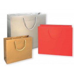SHOPPER CARTA 26x8x22 cm MONOCOLORE (12 Pz)
