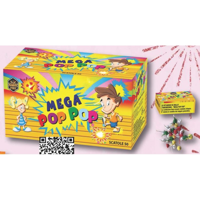 MEGA POP POP MAGIC FIRE (50x25 Pz)