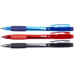PENNE A SFERA PLUS SCATTO 1.0 NERE (12 Pz)