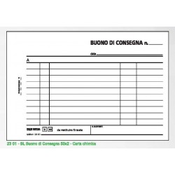 BLOCCO BUONO DI CONSEGNA 50x2 copie 120x170 (30 Pz)