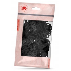 ELASTICI MINI 100 Pz NERI (12 Pz)