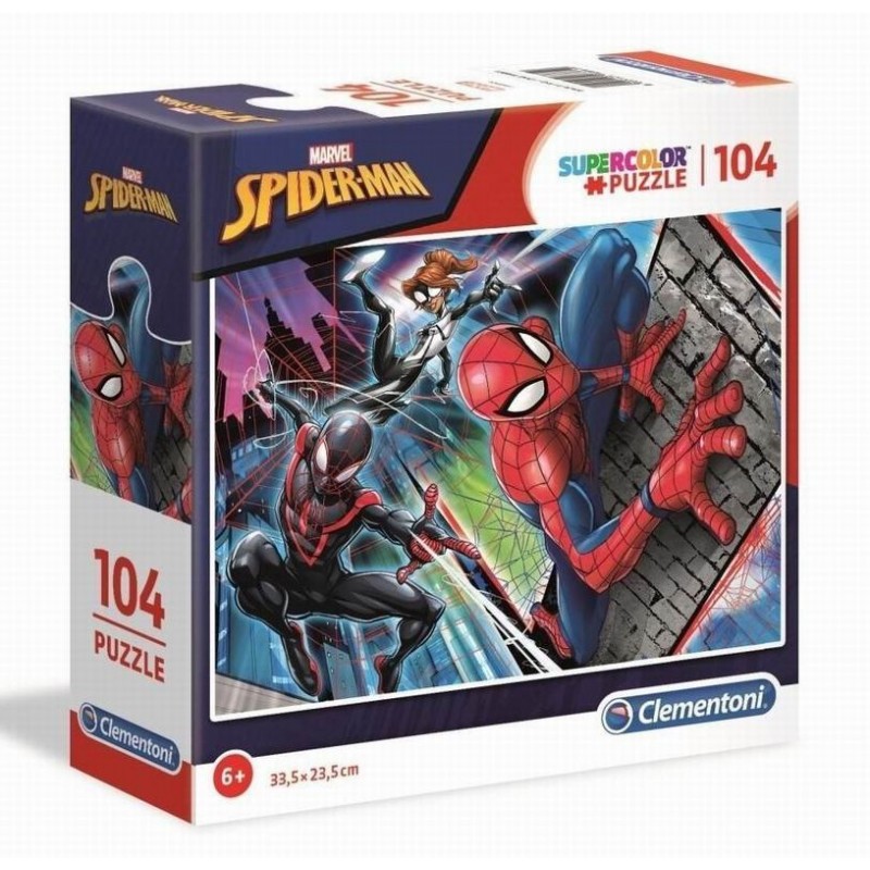 PUZZLE 104 Pz SQUARE BOX SPIDERMAN