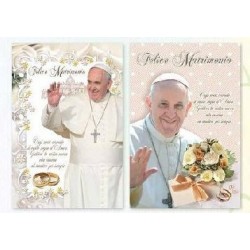 BIGL. MICART MATRIMONIO PAPA FRANCESCO (8 bigl)