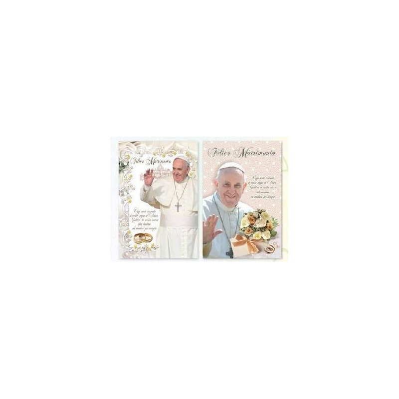BIGL. MICART MATRIMONIO PAPA FRANCESCO (8 bigl)