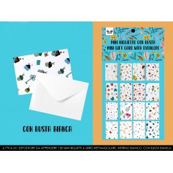 BIGLIETTI MINI LIBRO FLOWERS (120 Pz)