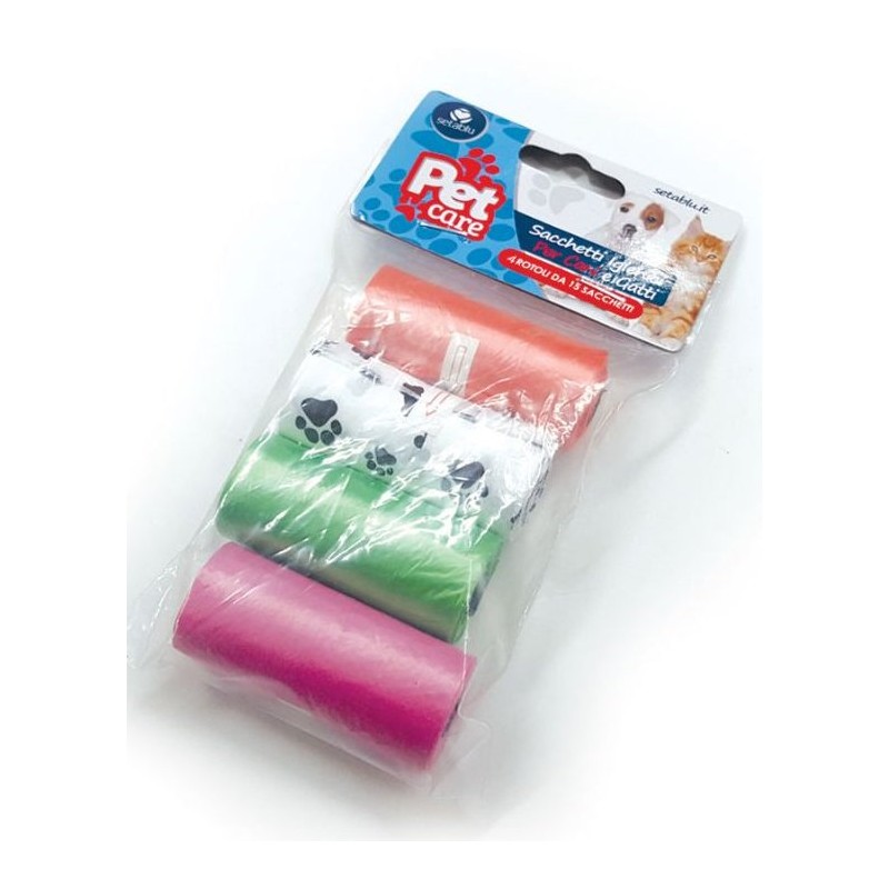 SACCHETTI IGIENICI PER 4 Rotoli (12 Pz)