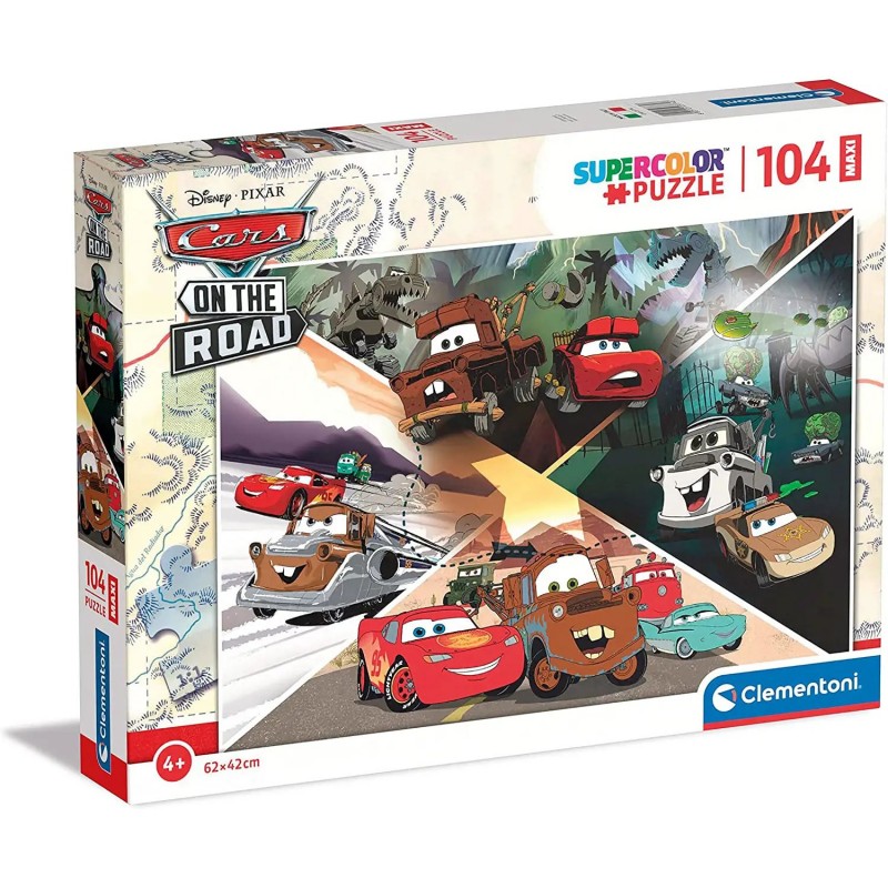 PUZZLE CLEMENTONI 104 MAXI CARS