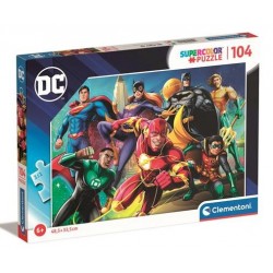 PUZZLE CLEMENTONI SUPERCOLOR 104 Pz DC COMICS