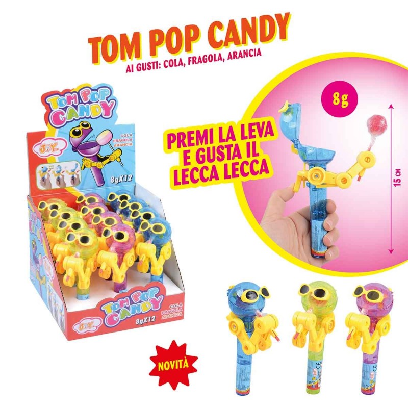 TOM POP CANDY 8 gr. (24 Pz)