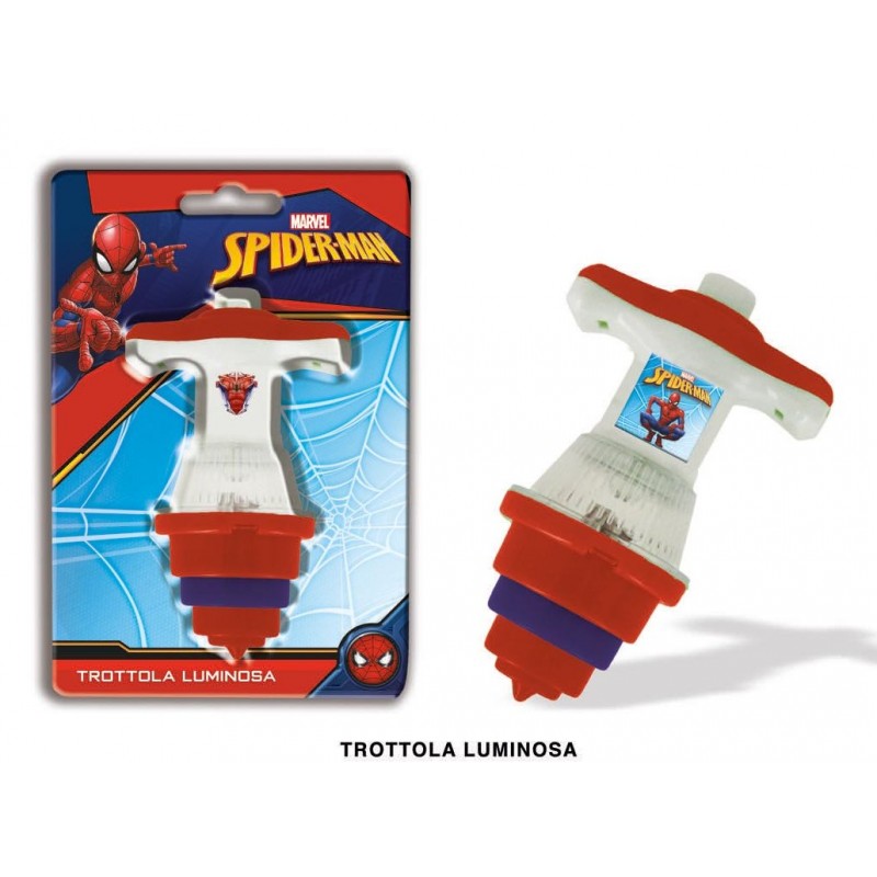 TROTTOLA LUMINOSA SPIDERMAN