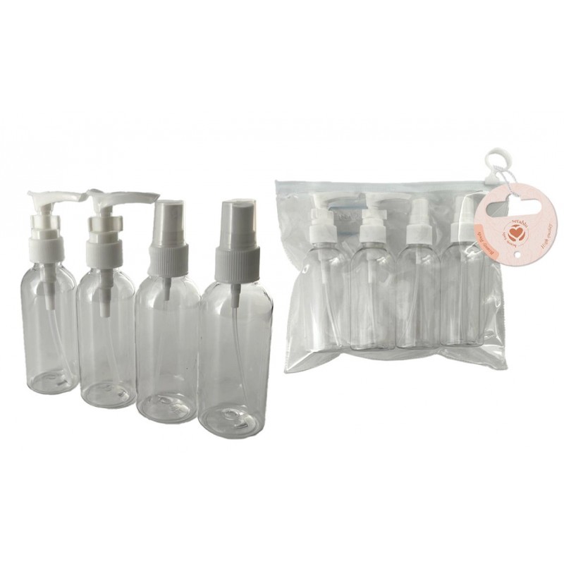 SET FLACONI DA VIAGGIO 4 PZ DA 60 GR