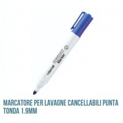 MARCATORE LAVAGNE P.TONDA BLU (12 Pz)
