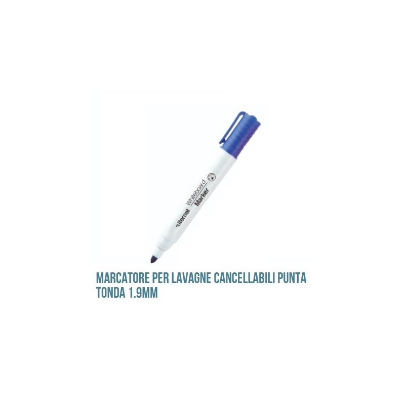 MARCATORE LAVAGNE P.TONDA BLU (12 Pz)