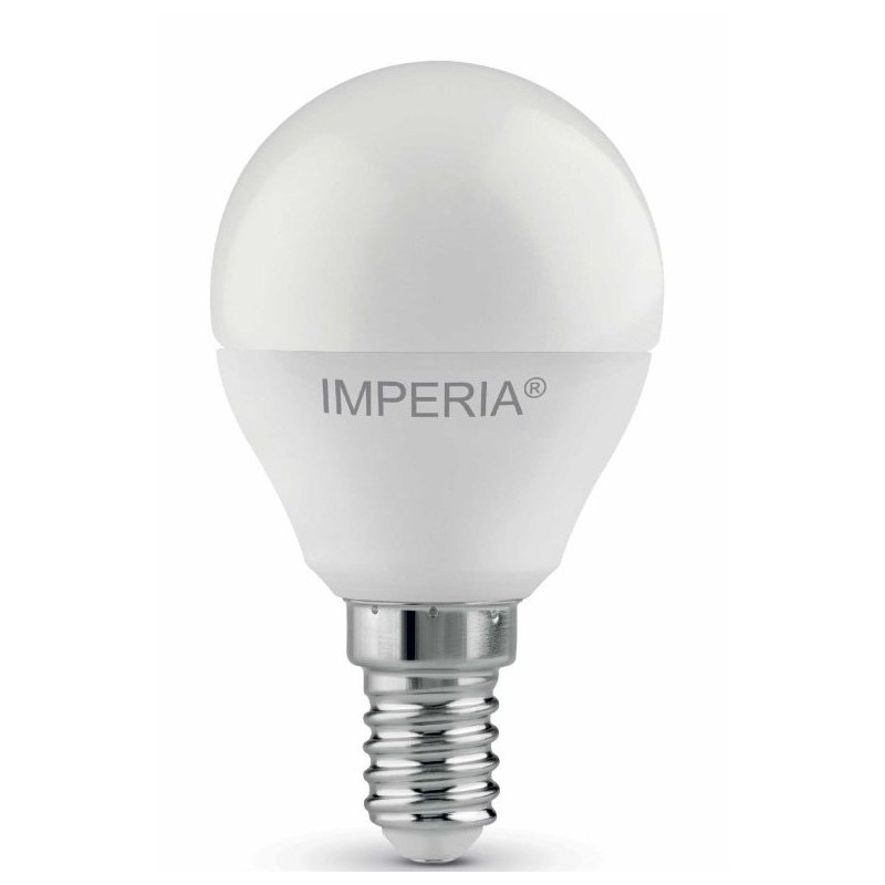 IMPERIA LED SFERA E14 OPALE 6 W 6500K (10 Pz)