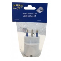 IMPERIA ADATTATORE SCHUKO BIANCO 17 A BS