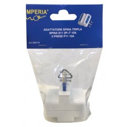 IMPERIA PRESA TRIPLA 16 A BIANCA 2xP17/11+1 P40 BS