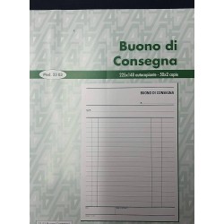 BLOCCO BUONO DI CONSEGNA 50x2 copie 225x148 (20 Pz)