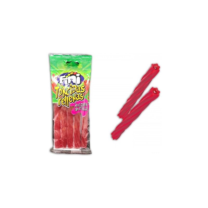 FINI TORCIDAS FRAGOLA RIPIENA 90 Gr. (12 Pz)