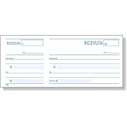 BLOCCO RICEVUTE GENERICHE MADRE/FIGLIA 100x1 100x220 (10 Pz)