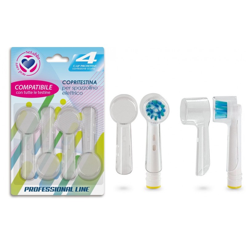 COPRITESTINE PER. SPAZZ. ELETTRICO 4 PZ