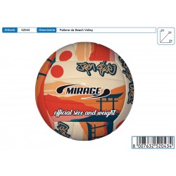 PALLONE BEACH VOLLEY MIRAGE NIPPON SGONFIO