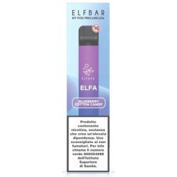 ELFBAR ELFA DEVICE AURORA BLUE+POD BLUEBERRY COTTON CANDY 20 ml
