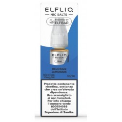 ELFLIQ NIC SALTS-BLUE RAZZ LEMONADE-NICOTINA 1% 10 ml (5 Pz)