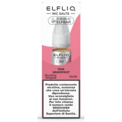ELFLIQ NIC SALTS-PINK LEMONADE- NICOTINA 1% 10 ml (5 Pz)