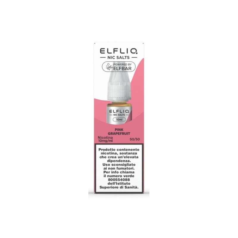 ELFLIQ NIC SALTS-PINK LEMONADE- NICOTINA 1% 10 ml (5 Pz)