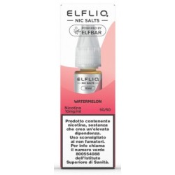 ELFLIQ NIC SALTS-WATERMELON- NICOTINA 1% 10 ml (5 Pz)