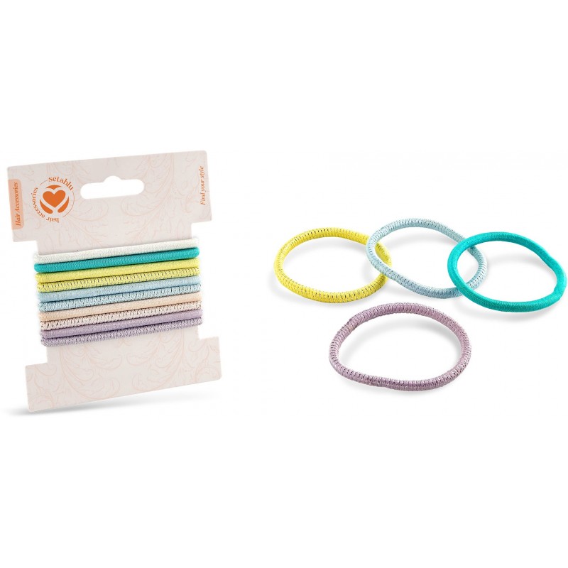 ELASTICI COLORATI 10 Pz 0,5 x 13 cm (8 Pz)